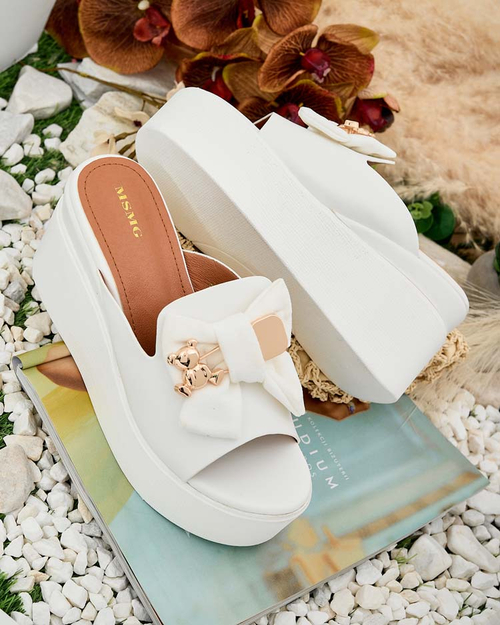 Royalfashion Жіночі шльопанці Dalimes на котурні