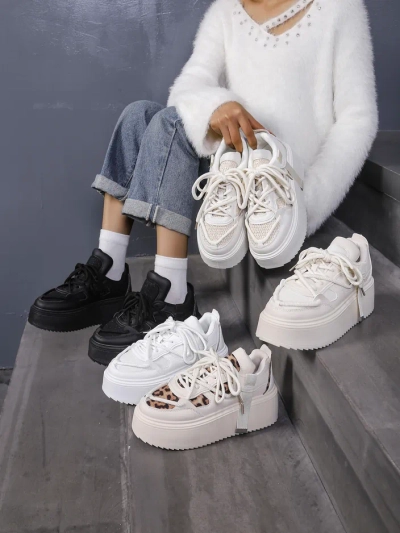Royalfashion Damen Sportplattform Sneakers Aeroll