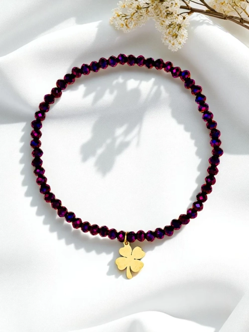 Royalfashion Жіночий браслет з підвіскою у вигляді конюшини