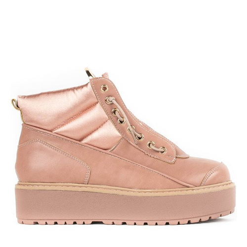 Роживі ботинки на платформі Almuterin - Взуття