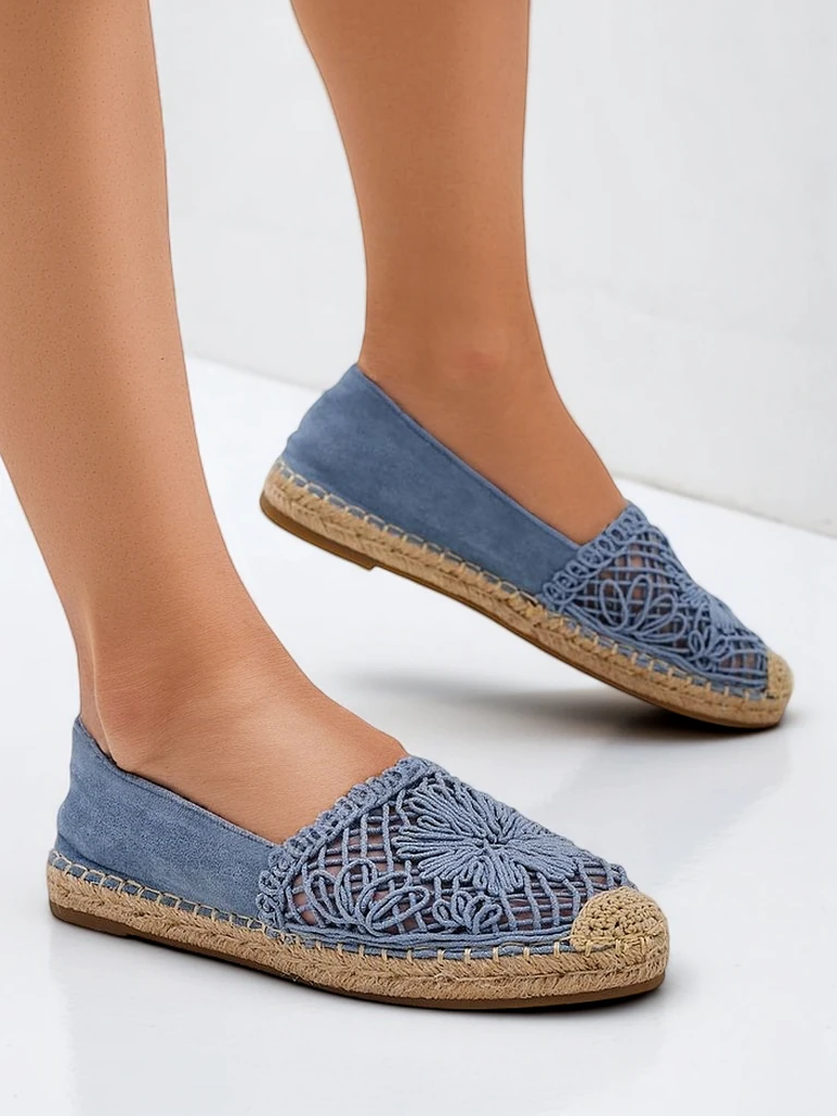 Royalfashion Damen Perforierte Espadrilles Verela