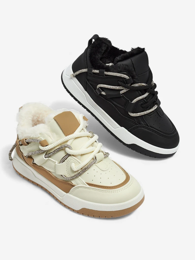 Sneakers Damen Aurora Beige Leder Bequem für den Alltag