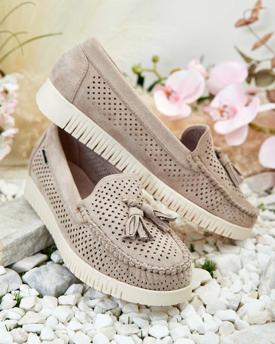 Royalfashion Жіночі ажурні мокасини Molaffa