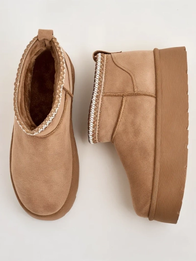 Royalfashion Damen Kurzstiefel a'la Schneestiefel Xoalla