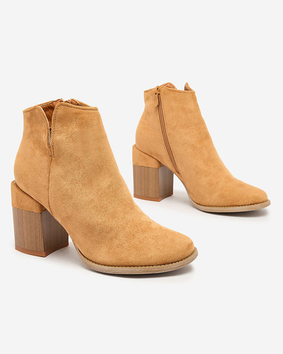 Royalfashion Camel Damen Teascir Stiletto-Stiefel