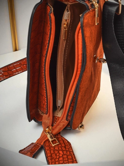 Clementia Braune Damenhandtasche aus Öko-Leder – Stilvoll für jeden Tag