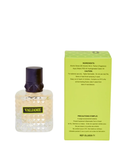 Натхненна парфумована вода для жінок VALIAME Жовта