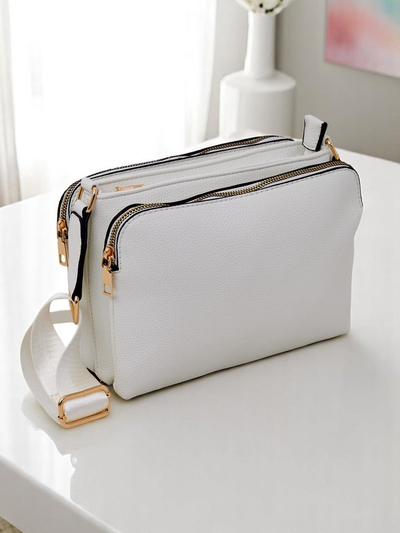 Royalfashion Handtasche aus Ökoleder, klein und vielseitig, Kompakt Chic