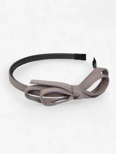 Royalfashion Haarband mit Schleife im Denim-Stil