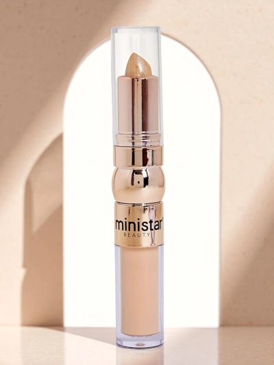 Stick-Highlighter und flüssiger Concealer für das Gesicht 2-in-1 Golden Biscut