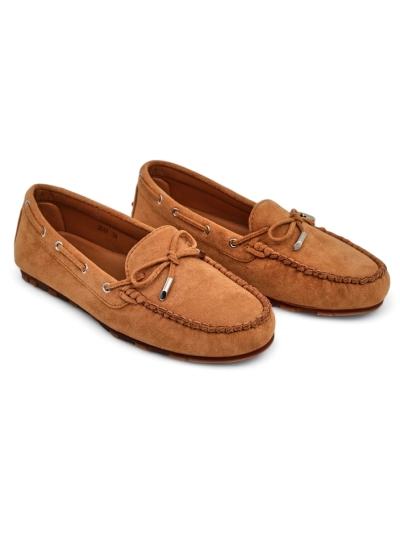 Royalfashion Damen-Eco-Suede-Mokassins Ziferte