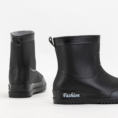 Mattschwarzer Damen-Regenstiefel Aqapi - Footwear