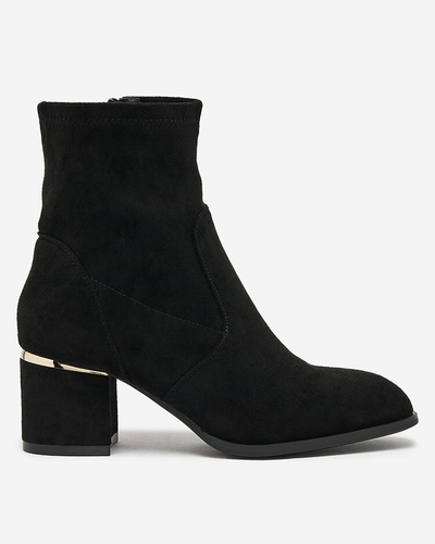 Royalfashion Schwarze Damenstiefel Rejerra