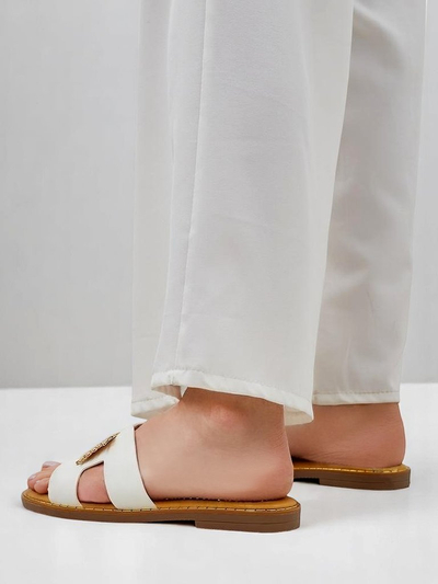 Royalfashion Damen-Slides mit Dekoration Crattes