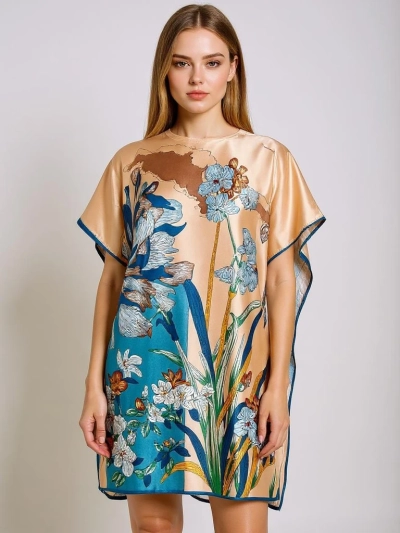 Pareo-Kleid Kalista Royalfashion – mehrfarbig, leichter Stoff, universell