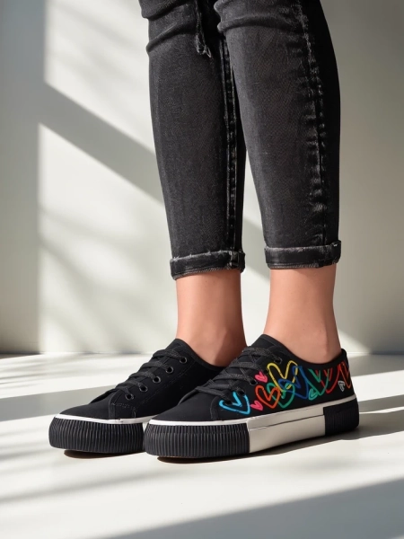 Royalfashion Damen Sneakers mit Druck Sercess