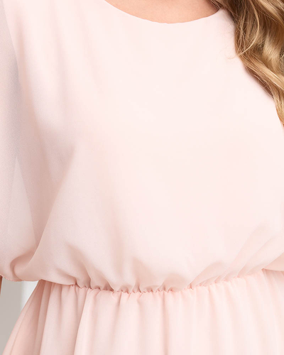 Hellrosa Damen-Minikleid - Kleidung