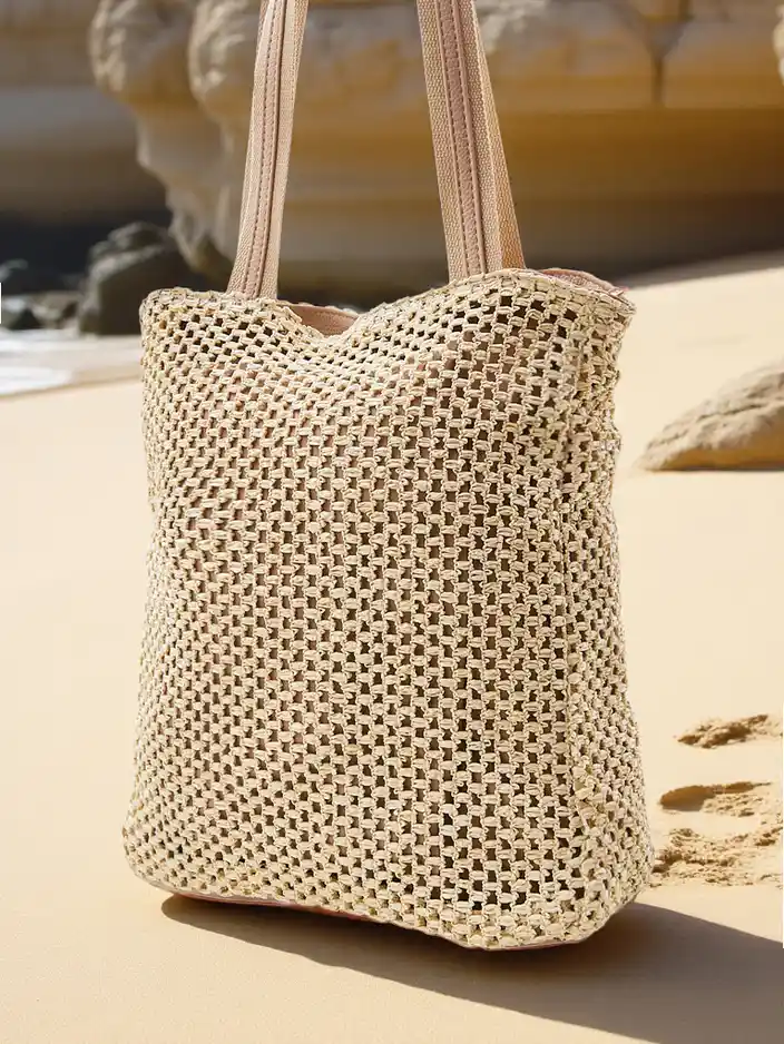 Royalfashion Große Strohtasche für Frauen