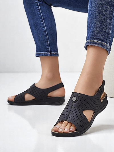 Royalfashion Damen-Sandalen mit Cut-Out Leminni