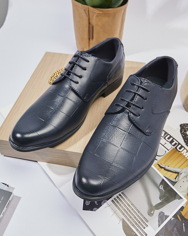 Marineblaue elegante Herren Elfobs Halbschuhe- Footwear