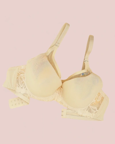 Royalfashion Damen gepolsterter Bh mit Netz