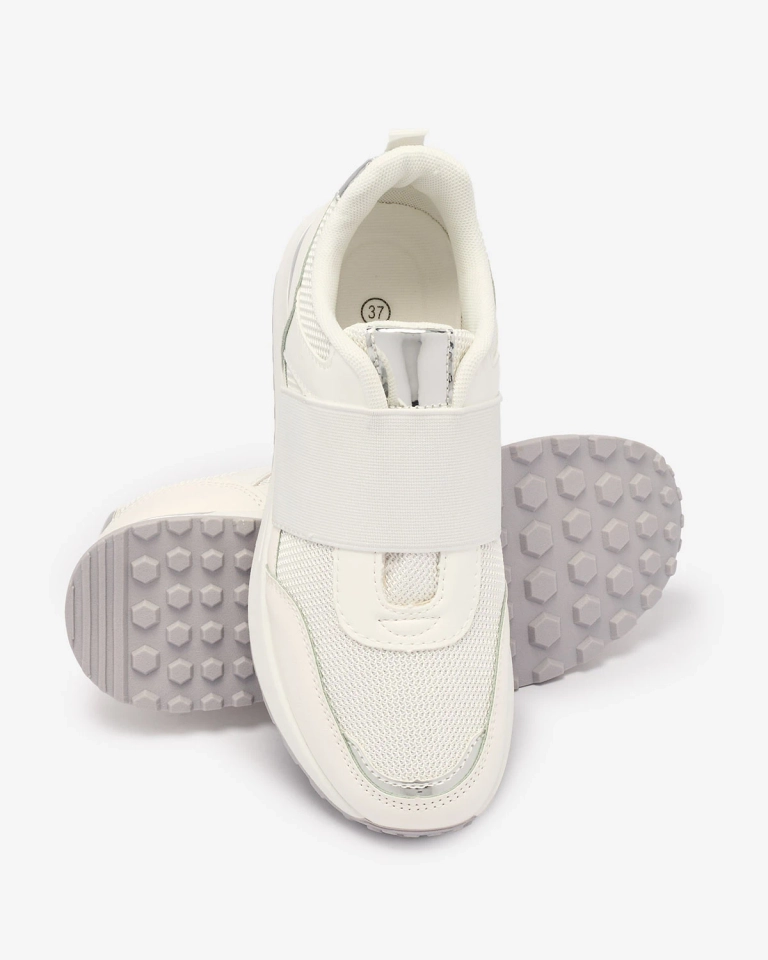 Damen-Slipper in Weiß Wecale- Footwear