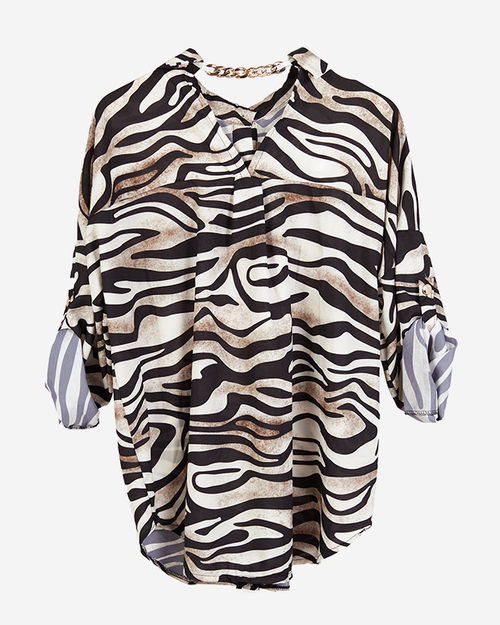 Жіноча сорочка з малюнком на ланцюжку - Одяг