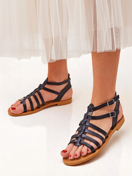 Royalfashion Damen-Sandalen im römischen Stil Roma Chic