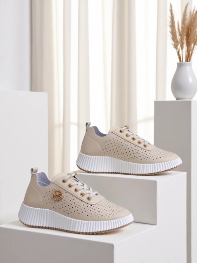 Royalfashion Damen sportliche Schnürsneaker Jovenes