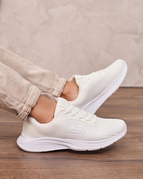 Royalfashion Білі тканинні чоловічі спортивні кросівки Akimla