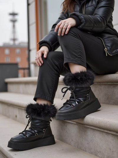 Royalfashion Damen Schneestiefel Melioz