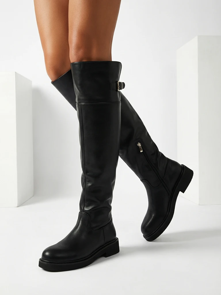 Damen Overknee Stiefel Denivra
