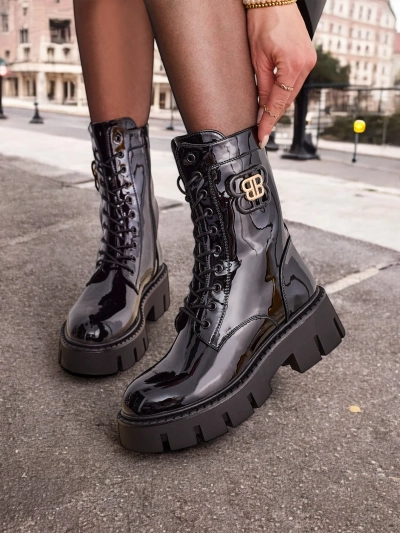 Royalfashion Damen-Arbeitskleidung Knöchelstiefel Milloze