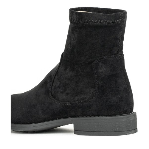 Чорні еко-замшеві черевики Jasanner - Взуття