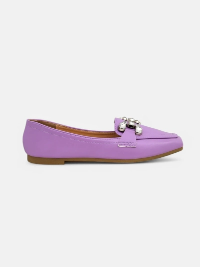 Royalfashion Damen Slipper mit Strass Lecilla