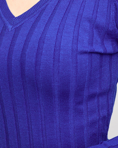 Cobalt Damenpullover mit V-Ausschnitt - Kleidung