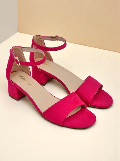 Royalfashion Damen Sandalen mit niedrigem Absatz SoftHeels