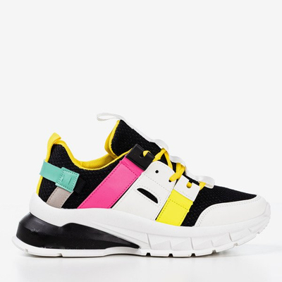Schwarze Sportschuhe mit bunten Ida-Einsätzen - Schuhe 1