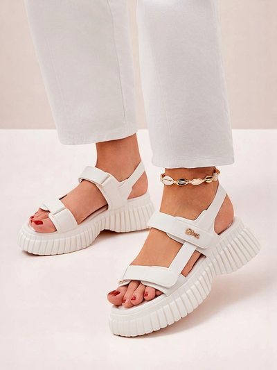 Royalfashion Damen-Sandalen mit dickerer Sohle Hortez