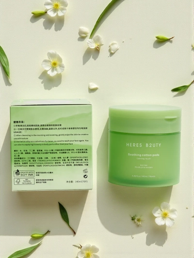 Baumwoll-Kosmetikpads - feuchtigkeitsspendend, beruhigend