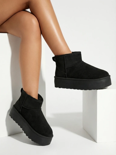 Damen Stiefeletten Luna Schwarz Leder Elegant für den Herbst