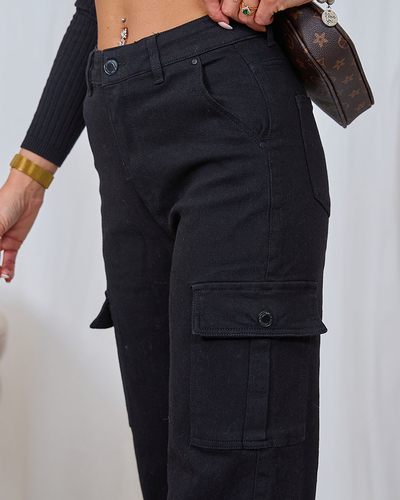 Royalfashion Beige Weite Cargohose für Damen