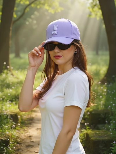 Royalfashion Cap mit Bunny Chic Aufnäher