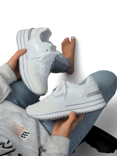 Royalfashion Damen Sport Sneakers auf einer Plattform Revided