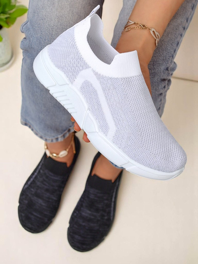 Royalfashion Damen Slip-On-Stoff-Sportschuhe Vena