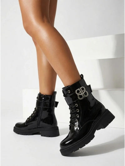 Жіночі Ботильйони Luna Чорні Шкіряні Елегантні на Осінь