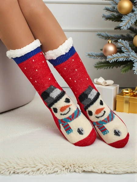 Warme weihnachtliche Damen Socken MerryCozy