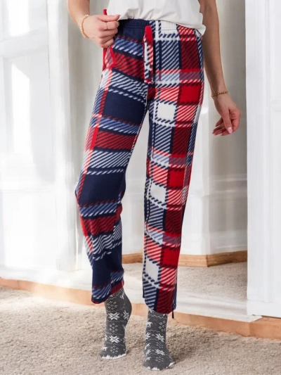 Royalfashion Baumwollweihnachts-Hosen für Frauen aus karierten Pyjamas