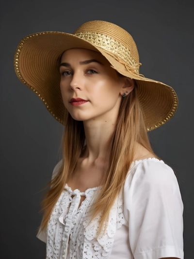 Royalfashion Damen Strohhut Serelina