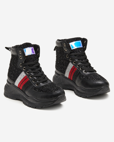 Schwarze Sportturnschuhe für Damen von Hasmali - Footwear